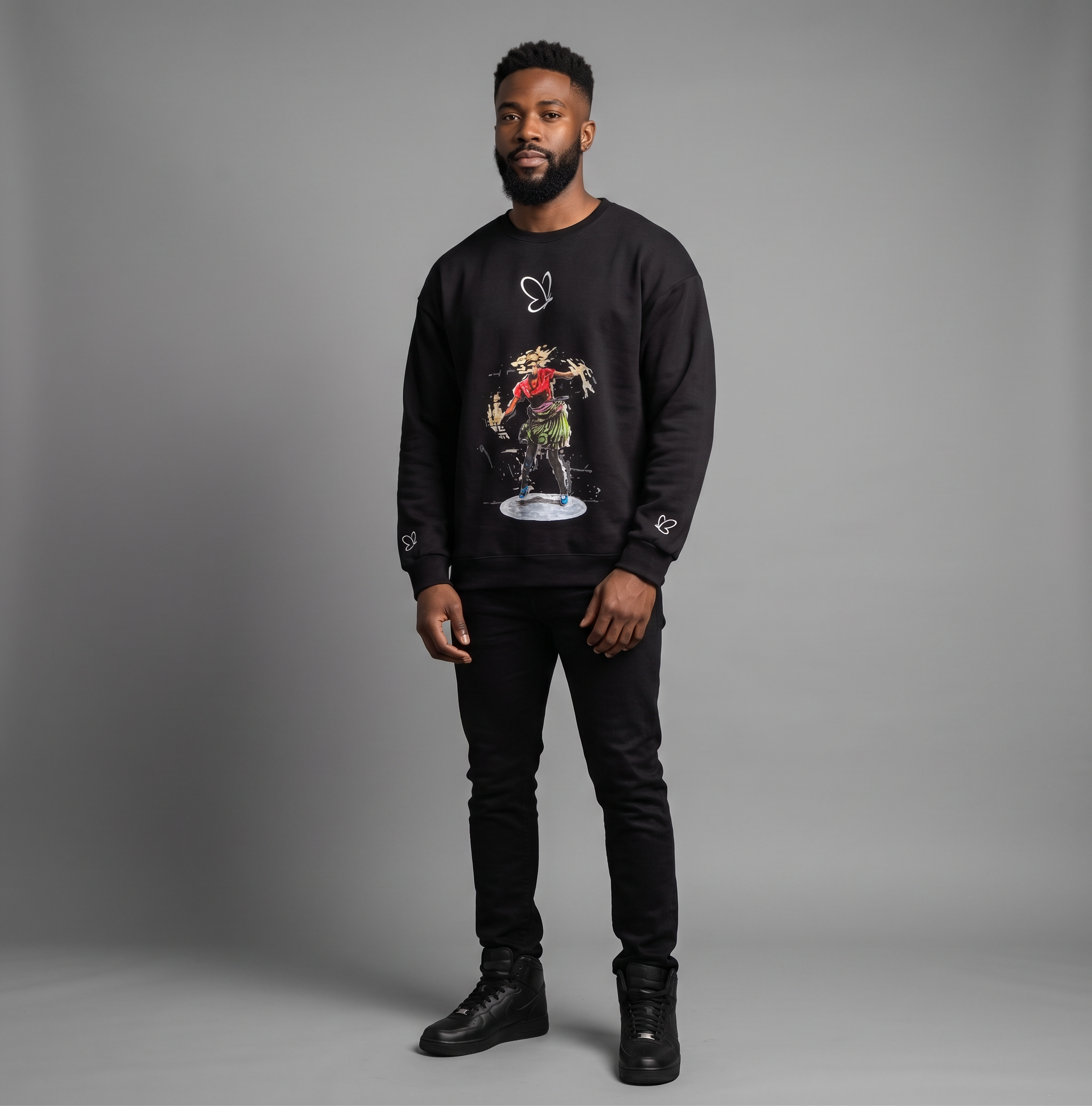 Black sweater